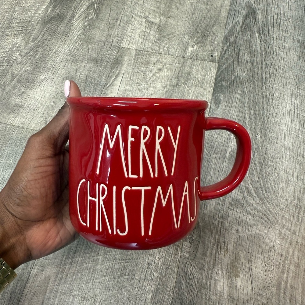 RAE Dunn Red Merry Christmas Mug